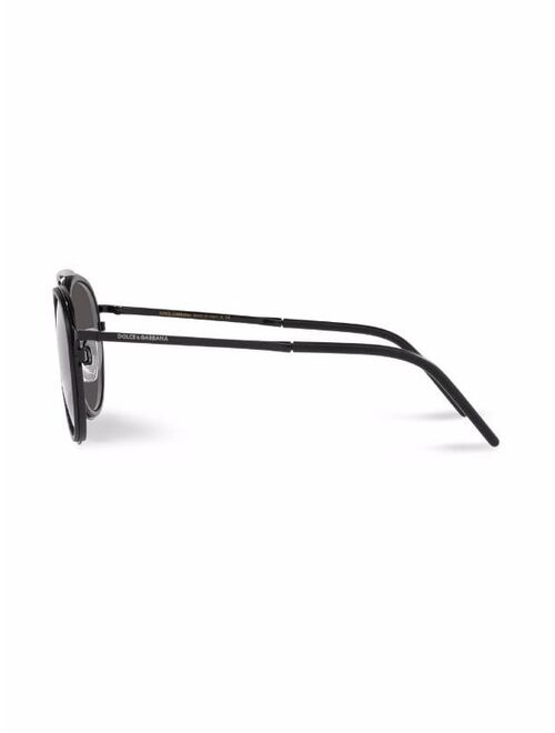 DOLCE & GABBANA EYEWEAR round-frame sunglasses