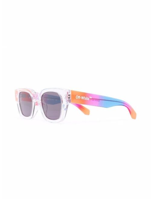 Off-White Zurich rainbow-frame sunglasses