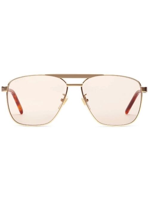 GUCCI EYEWEAR pilot-frame sunglasses