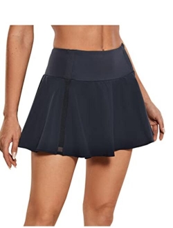 Women's High Waisted Pleated Tennis Skirts Lightweight Athletic Workout Running Sports Golf Skorts with Pockets