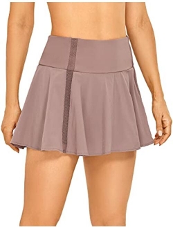 Women's High Waisted Pleated Tennis Skirts Lightweight Athletic Workout Running Sports Golf Skorts with Pockets