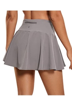 Women's High Waisted Pleated Tennis Skirts Lightweight Athletic Workout Running Sports Golf Skorts with Pockets