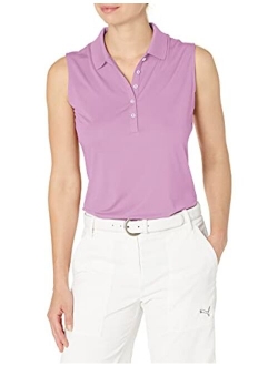 Callaway Core Solid Micro Hex Sleeveless Polo