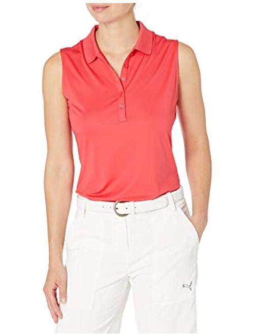 Callaway Core Solid Micro Hex Sleeveless Polo