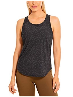 Women's Breezy Feeling Mesh Yoga Tank Tops Quick Dry Workout Active Gym Shirts