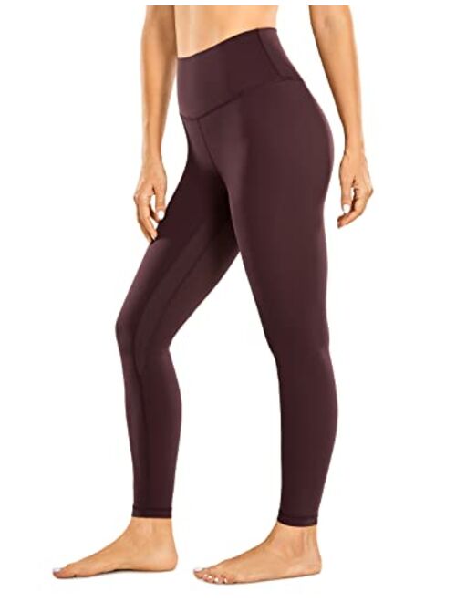 CRZ YOGA Womens Brushed Naked Feeling Workout Leggings 25" / 28"- High Waisted Gym Compression Tummy Control Yoga Pants