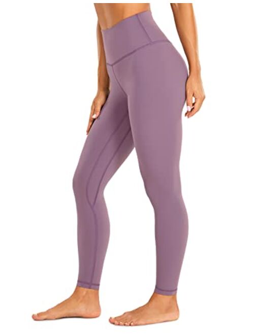 CRZ YOGA Womens Brushed Naked Feeling Workout Leggings 25" / 28"- High Waisted Gym Compression Tummy Control Yoga Pants