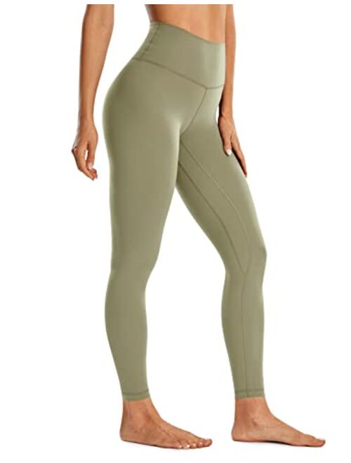 CRZ YOGA Womens Brushed Naked Feeling Workout Leggings 25" / 28"- High Waisted Gym Compression Tummy Control Yoga Pants