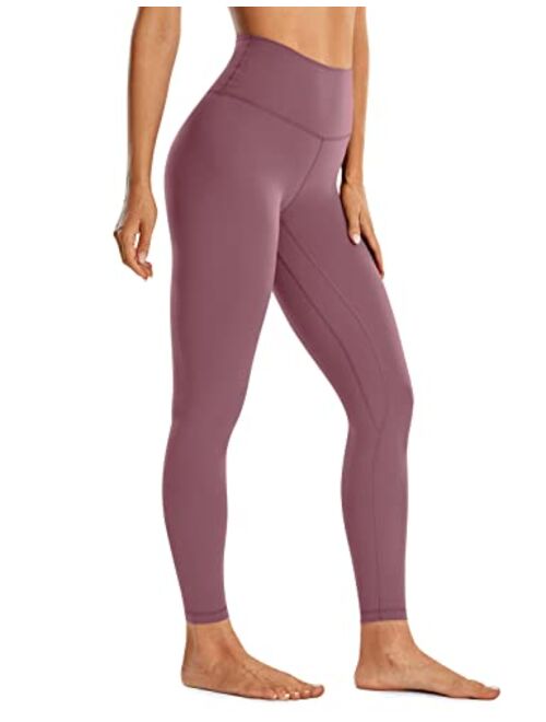 CRZ YOGA Womens Brushed Naked Feeling Workout Leggings 25" / 28"- High Waisted Gym Compression Tummy Control Yoga Pants