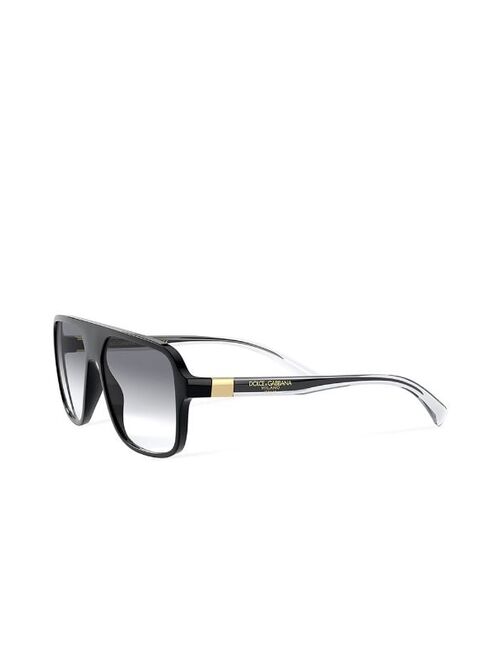 Buy Dolce And Gabbana Eyewear Shield Frame Sunglasses Online Topofstyle 