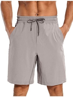 Men's Linerless Workout Shorts - 7''/ 9" Quick Dry Running Sports Athletic Gym Shorts with Pockets