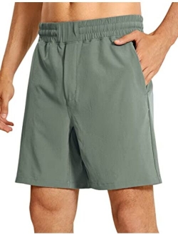 Men's Linerless Workout Shorts - 7''/ 9" Quick Dry Running Sports Athletic Gym Shorts with Pockets