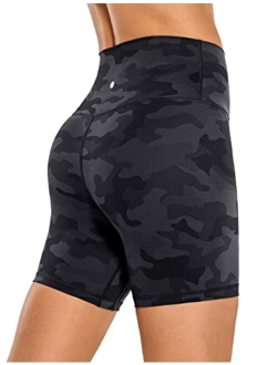 Women's Naked Feeling Biker Shorts - 3'' / 4'' / 6'' / 8'' High Waisted Yoga Workout Gym Running Spandex Shorts