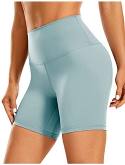 Women's Naked Feeling Biker Shorts - 3'' / 4'' / 6'' / 8'' High Waisted Yoga Workout Gym Running Spandex Shorts