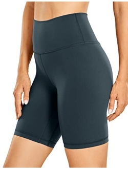 Women's Naked Feeling Biker Shorts - 3'' / 4'' / 6'' / 8'' High Waisted Yoga Workout Gym Running Spandex Shorts