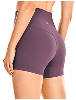 Women's Naked Feeling Biker Shorts - 3'' / 4'' / 6'' / 8'' High Waisted Yoga Workout Gym Running Spandex Shorts