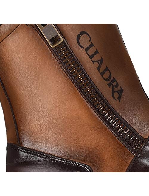 CUADRA Men's Urban Boot in Genuine Leather Brown