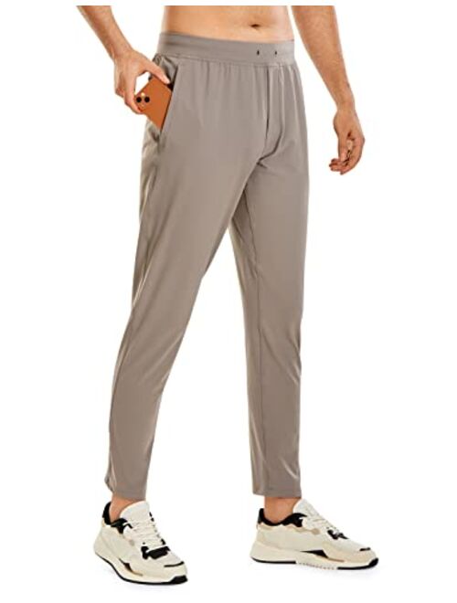 CRZ YOGA Mens 4-Way Stretch Comfy Athletic Pants 30'' - Track Hiking Golf Gym Workout Joggers Work Pants Sweatpants