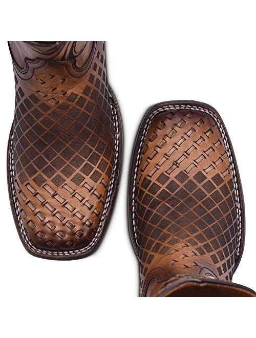 Cuadra Men's Rodeo Boot in Genuine Leather Brown