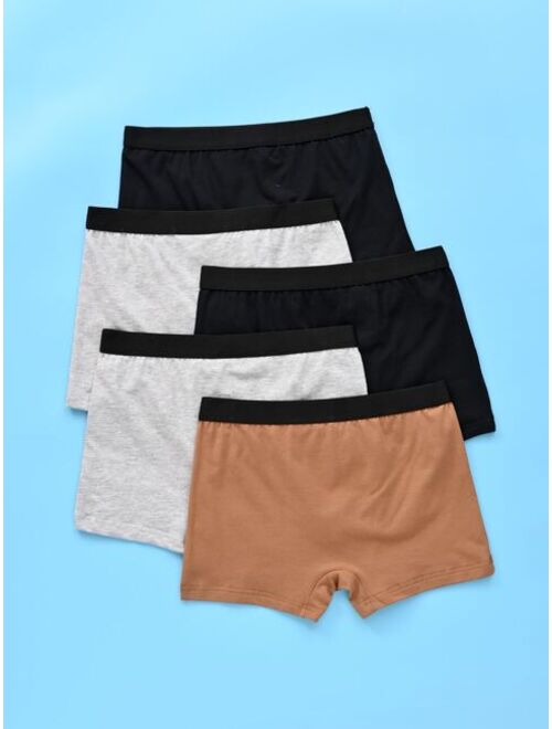 Shein Boys 5pcs Boxer Brief