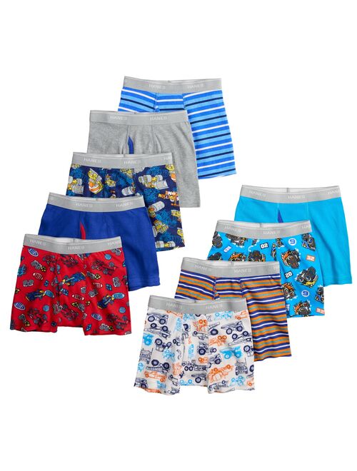 Buy Toddler Boy Hanes Ultimate 9-Pack Assorted Print Boxer Briefs ...