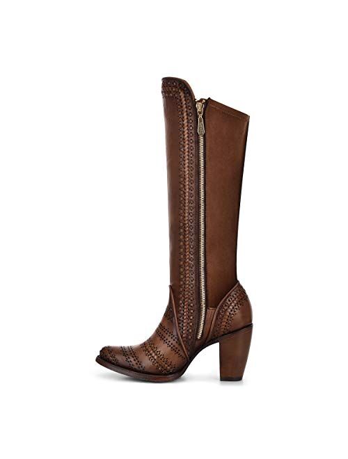 CUADRA Women's Boot in Genuine Leather Brown