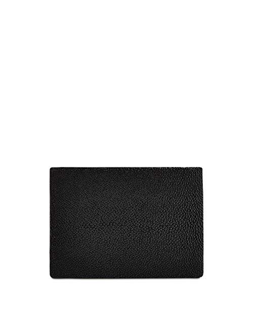 CUADRA Black Stingray Leather Bifold Wallet - DU175 / B2910MA