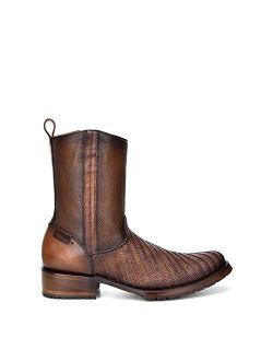 Men's Boot in Bovine Leather with Zipper