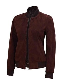 Leather Jacket Women - Cafe Racer Real Lambskin Leather Motorcycle Jackets