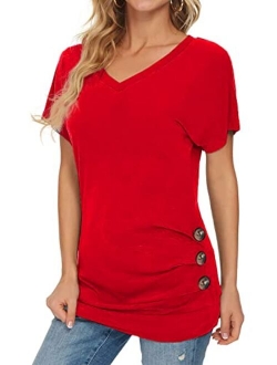 Tunic Shirts For Women - Tunics Tops & Tees 3/4 Sleeve T Shirts For Women