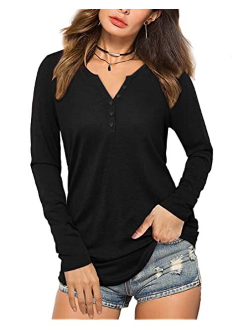 Decrum Tunic Shirts For Women - Tunics Tops & Tees 3/4 Sleeve T Shirts For Women