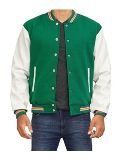 Varsity Jacket For Men - Casual Highschool Baseball Fashion Jackets