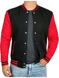 Varsity Jacket For Men - Casual Highschool Baseball Fashion Jackets