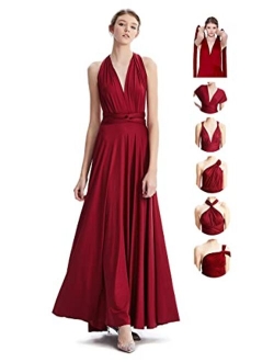 INFIWING Bridesmaid Dresses Infinity Convertible Long Formal Evening Dress Floor Length