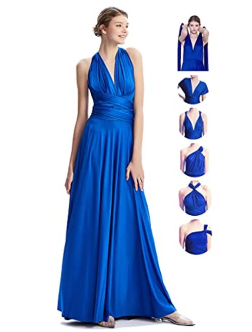 INFIWING Bridesmaid Dresses Infinity Convertible Long Formal Evening Dress Floor Length