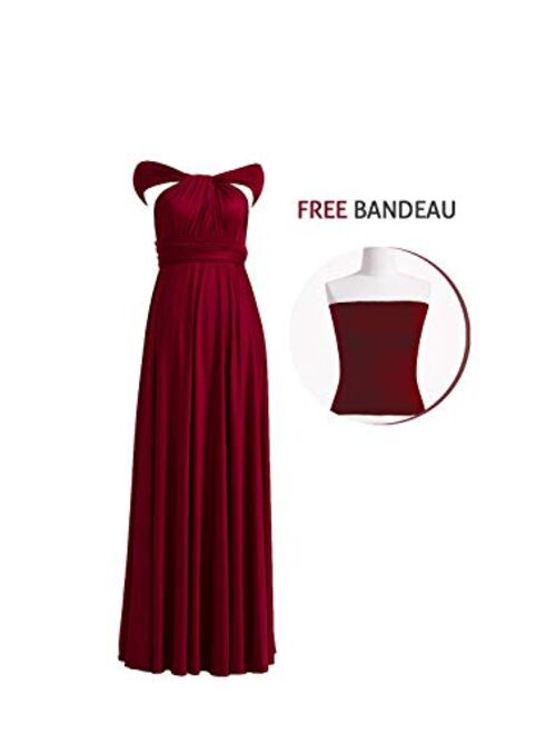 72styles Infinity Dress Plus Size Convertible Dress Multiway Bridesmaid Dress