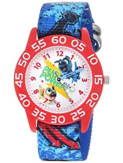 Kids' Plastic Time Teacher Analog Quartz Nylon Strap Watch