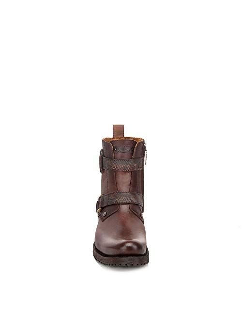 Cuadra Men's Boot in Genuine Leather with Zipper Brown