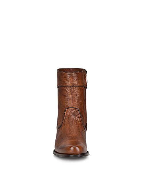 FRANCO CUADRA Men's Boot in Genuine Deer Leather Brown