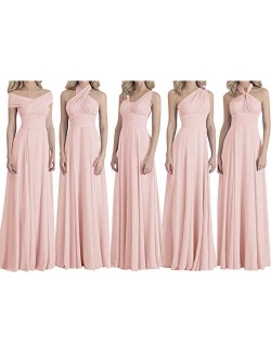 H.S.D Bridesmaid Dresses Long Prom Dresses Multiple Wearing Methods Bridesmaid Gowns