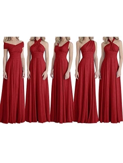 H.S.D Bridesmaid Dresses Long Prom Dresses Multiple Wearing Methods Bridesmaid Gowns