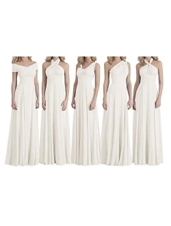 H.S.D Bridesmaid Dresses Long Prom Dresses Multiple Wearing Methods Bridesmaid Gowns