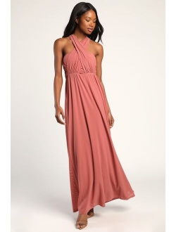 Start Your Romance Sage Green Strapless Convertible Maxi Dress