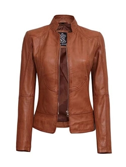 Women Leather Jacket - Real Lambskin Leather Jackets For Women