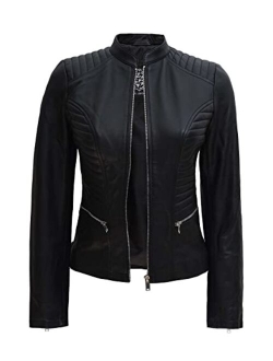 Women Leather Jacket - Real Lambskin Leather Jackets For Women