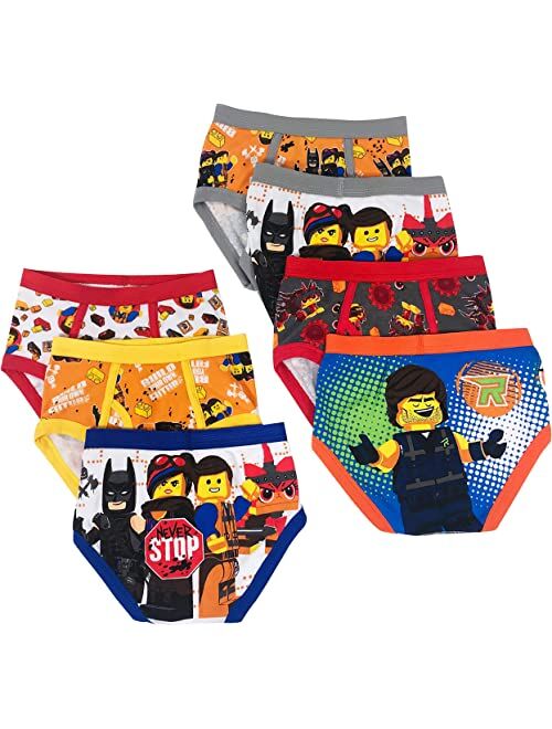 LEGO Boys' Toddler Movie 2 7-Pack Briefs