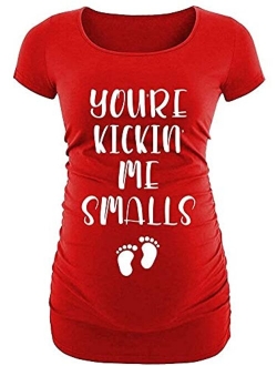 Maternity Shirts for Women - Funny Pregnancy Announcement Dresses Top