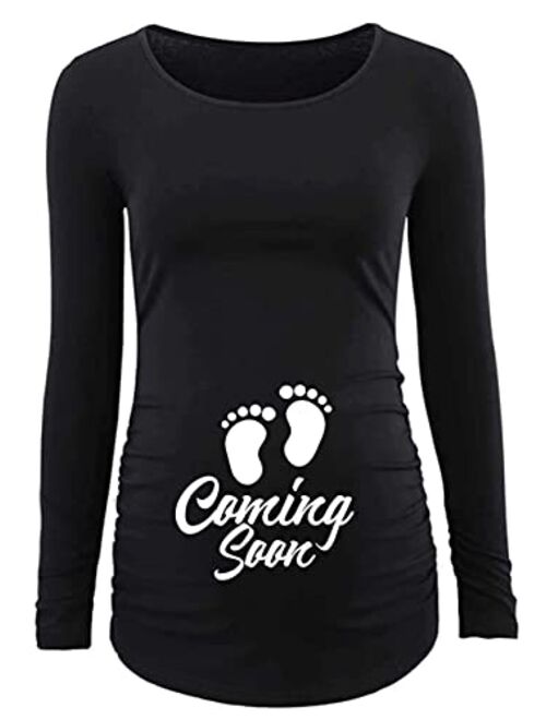 Decrum Maternity Shirts for Women - Funny Pregnancy Shirts for Women