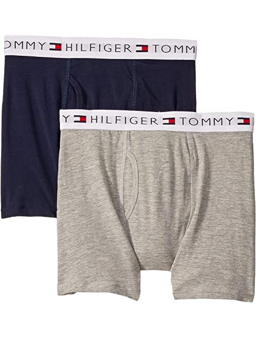 Tommy Hilfiger Kids 2-Pack Solid Boxer Briefs (Little Kids/Big Kids)