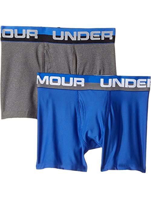 Under Armour Kids 2-Pack Solid Performance Boxer (Big Kids)